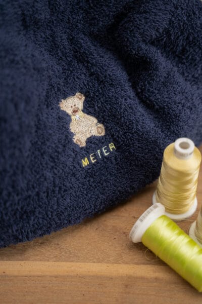Teddy Bear + 'Meter' Terry Pouch