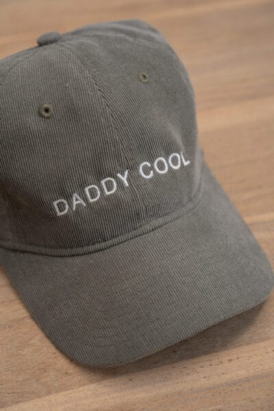 Daddy Cool Ribbed Velvet Cap