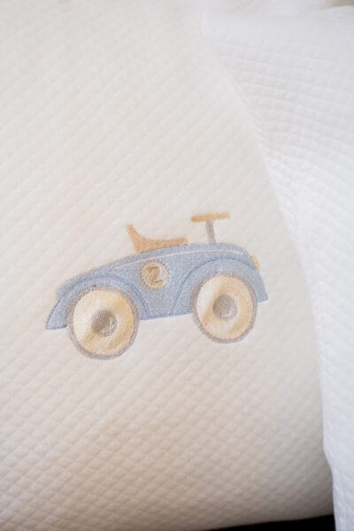 'Vintage Baby Car' Cushion