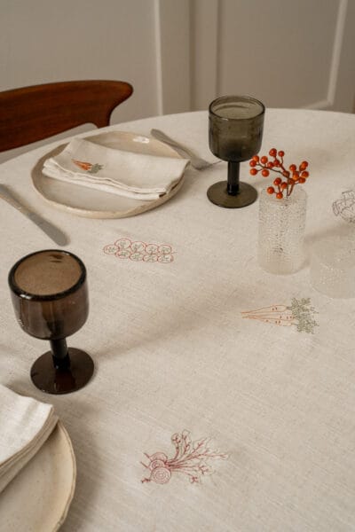 'Eat Your Veggies' Tablecloth