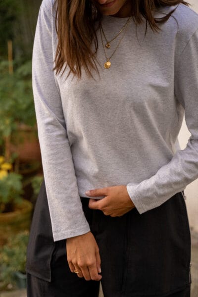 Plain Long Sleeved T-shirt