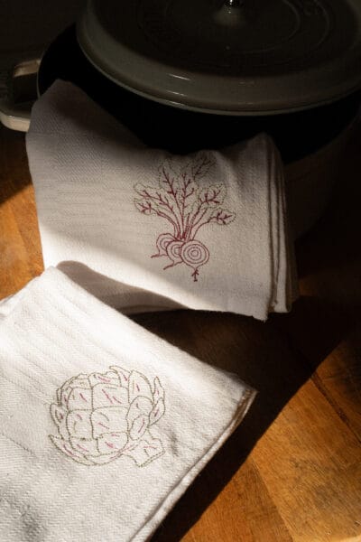 'Eat Your Veggies' Kitchen Towel